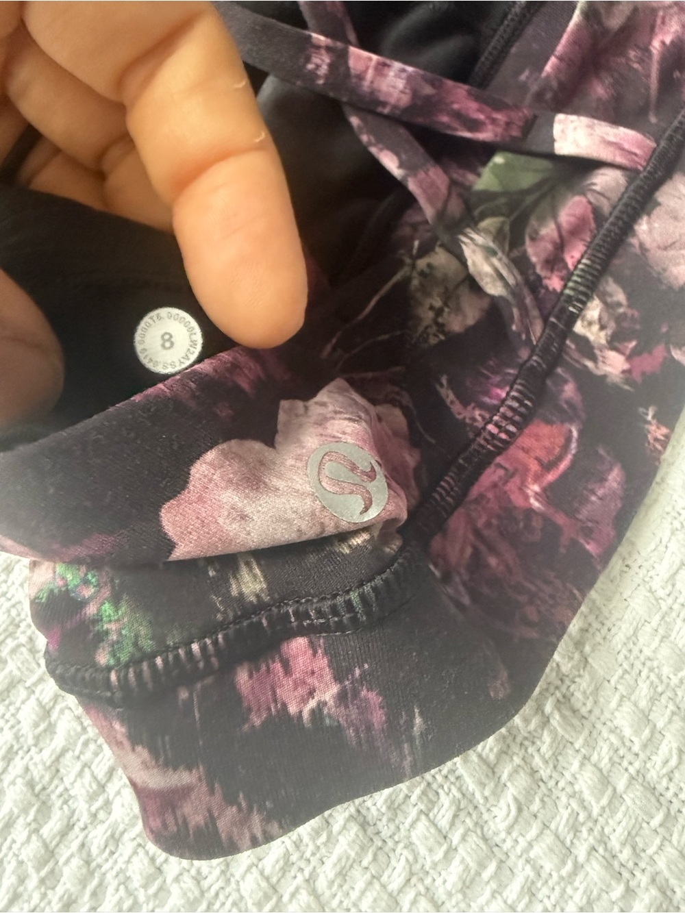 lululemon athletica Midnight Floral Strappy Sports Bra - Multicolor - Picture 6 of 6